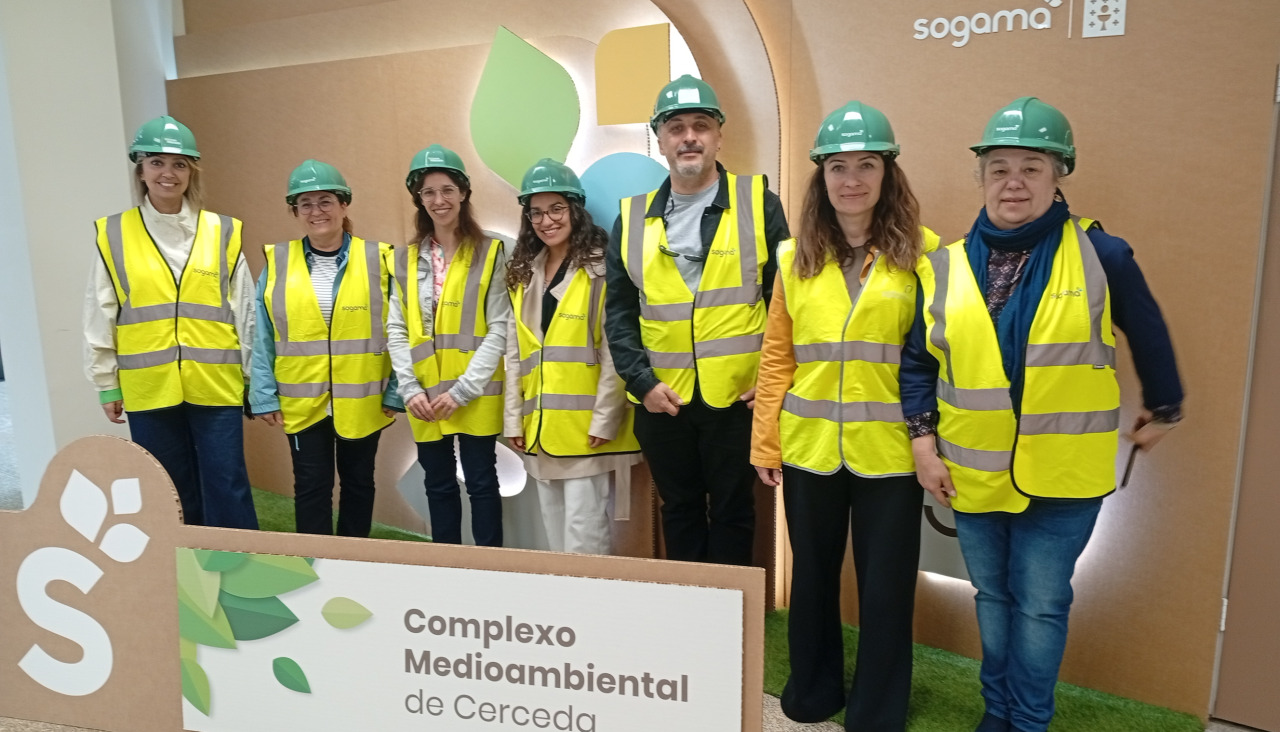 Docentes turcos en su visita a Sogama
