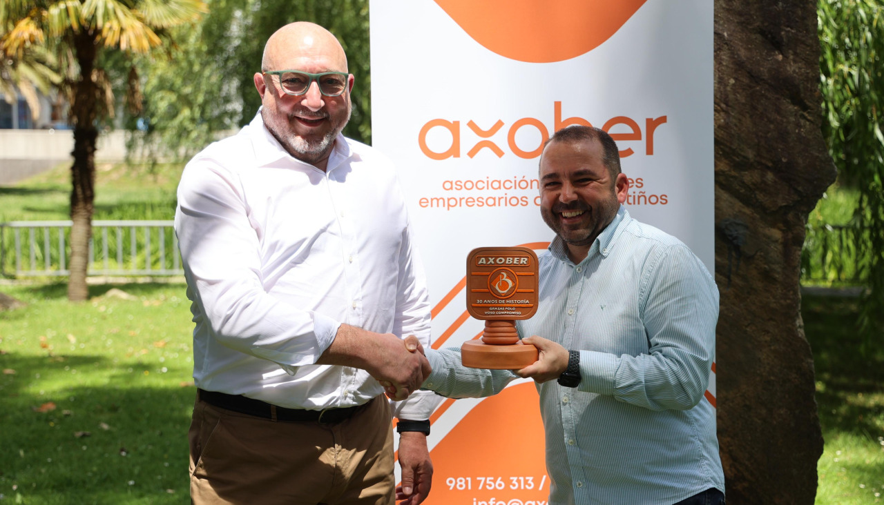 Primera reunión de los presidentes de Axober, en el parque de San Martiño (4)
