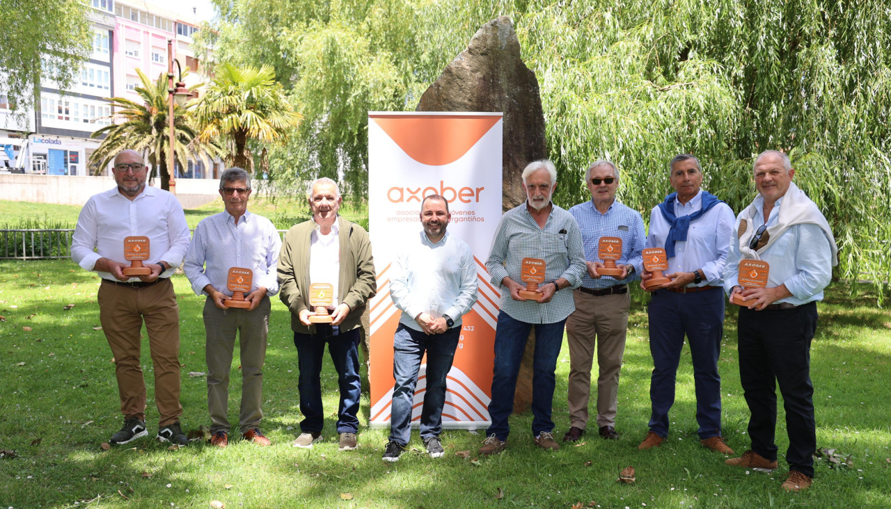 Primera reunión de los presidentes de Axober, en el parque de San Martiño (11)