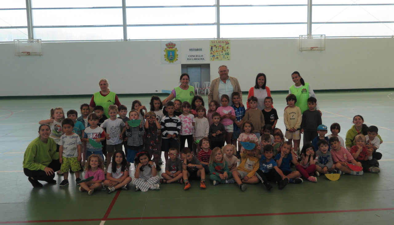 Los participantes en el Campamento Pirata de A Laracha