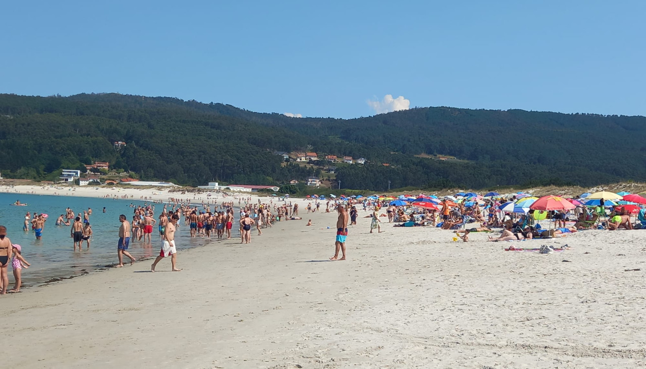 Playa de Laxe, este lunes (1)