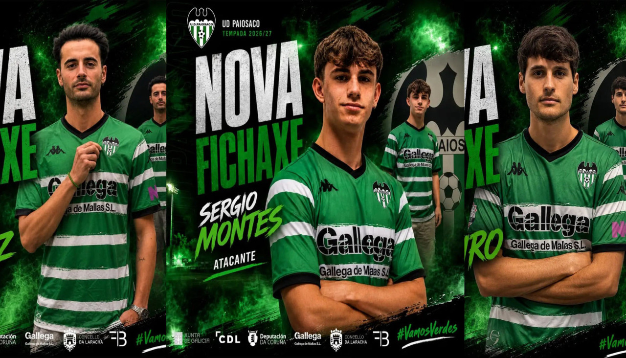 Iago Núñez, Sergio Montes y Lucas Ferreiro, nuevos fichajes del Paiosaco