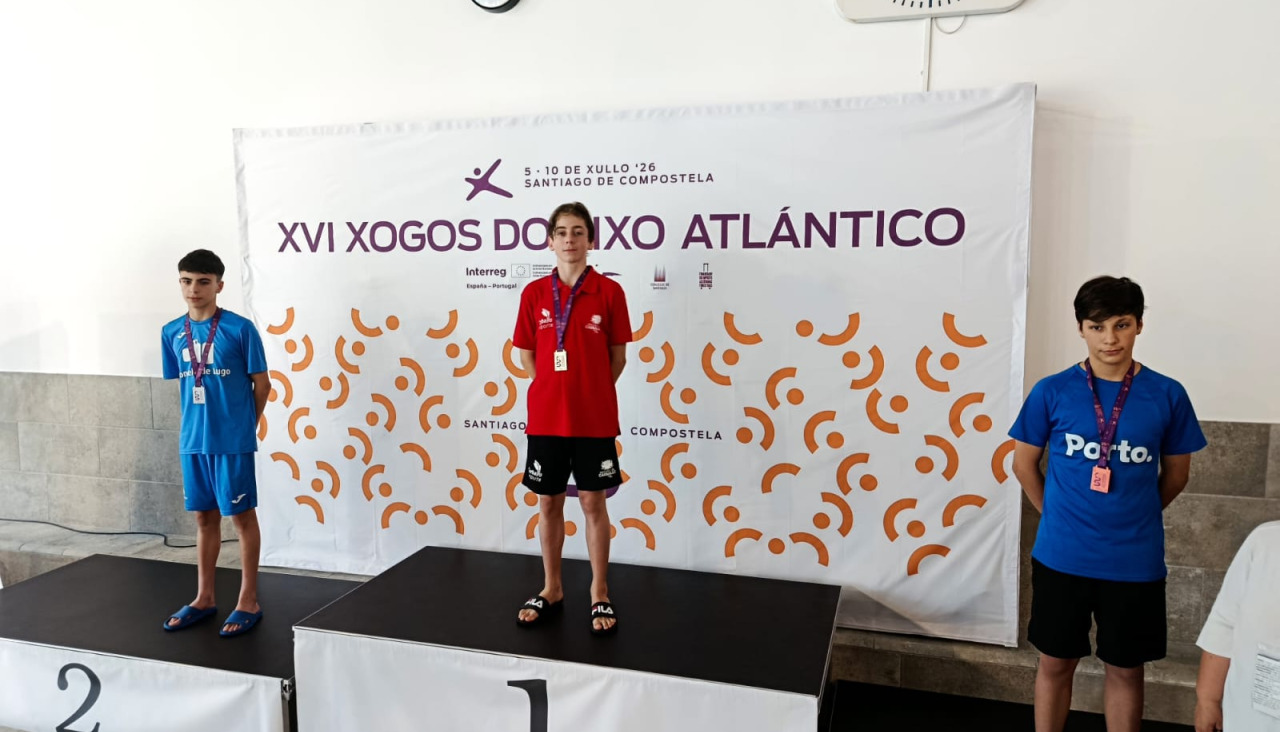 natacion podio