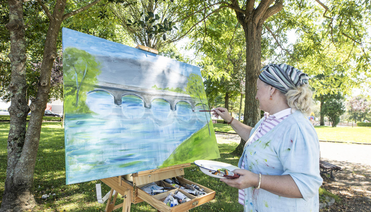 Certamen de Pintura Álvarez de Soutomaior en una de sus ediciones anteriores