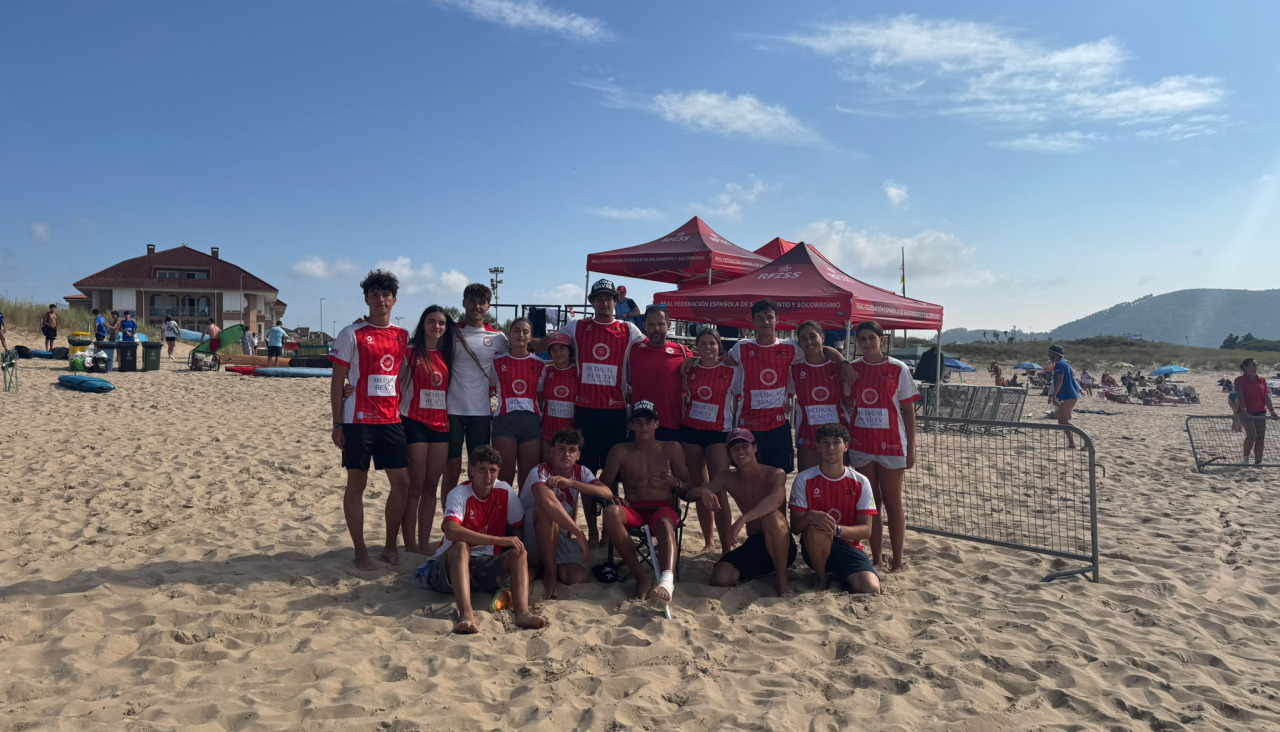 Deportistas del Sysca juvenil, júnior y absoluto que acudieron a Campeonato de España estival de playa celebrado en Cantabria