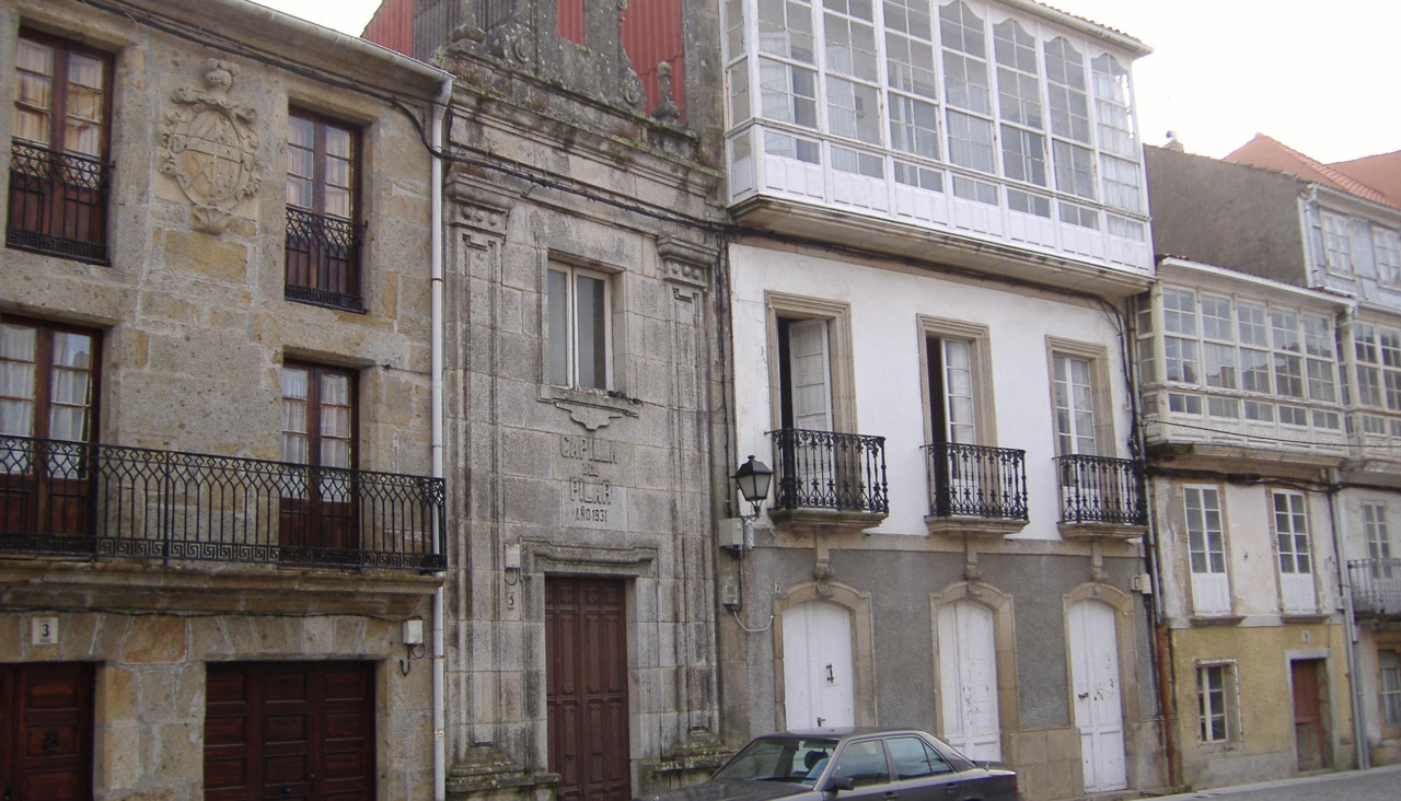 Capilla del Pilar de Corcubión, donde se quiere emplazar el centro de día