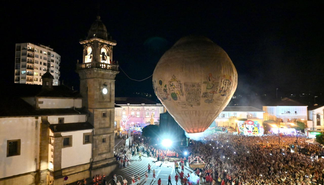 Salida del globo de Betanzos