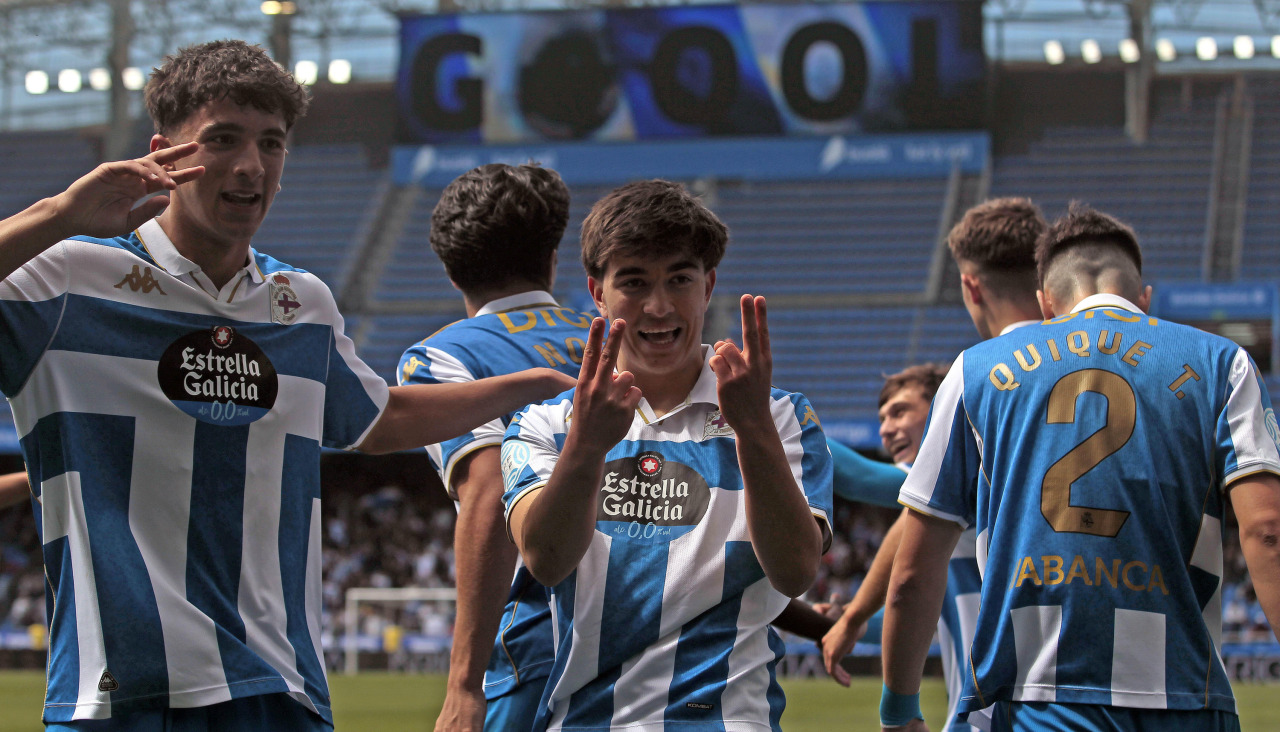Quintana. Deportivo Fabril - Ourense en Riazor