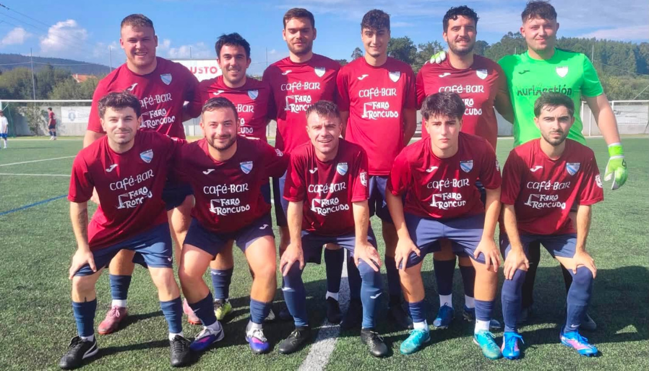 Once inicial del Corme en el Trofeo Concello de Ponteceso