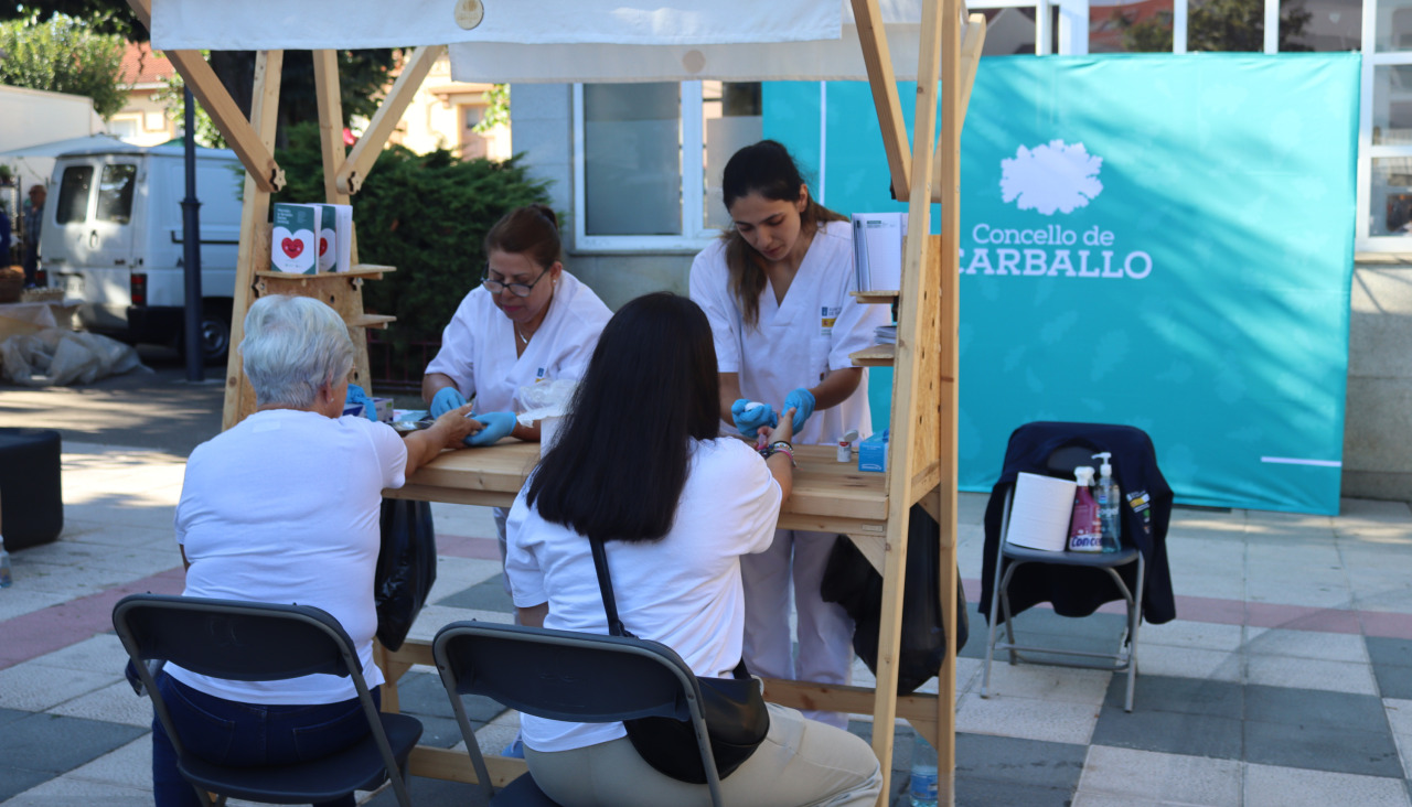 Control de la tensión y el azúcar en Carballo