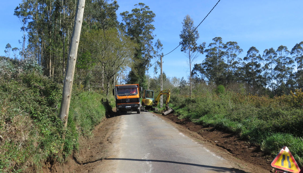 Una actuación de mejora viaria en A Laracha