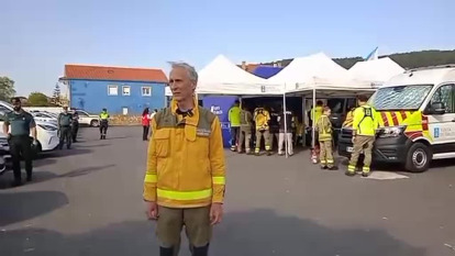 Similacro de incendio forestal en Fisterra