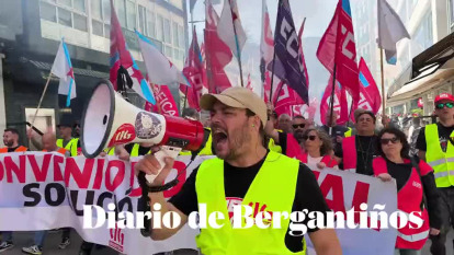 Manisfestación trabajadores del metal