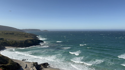 El estado del mar en Malpica era más propio del invierno