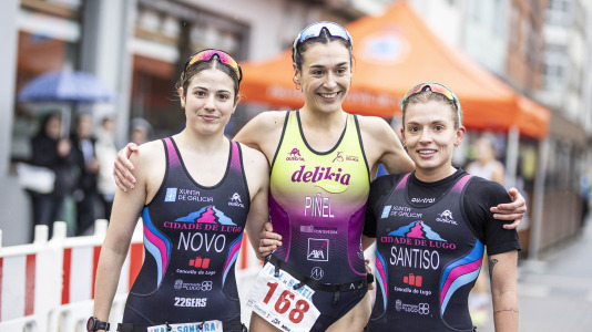 Ganadoras sprint femenino