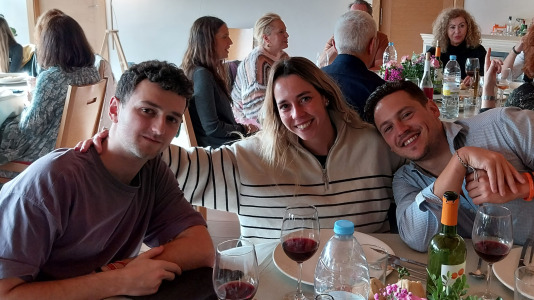 Manuel, Clara y Pipo