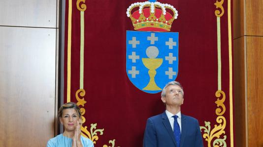Yolanda Díaz y Alfonso Rueda @Álvaro Ballesteros EP