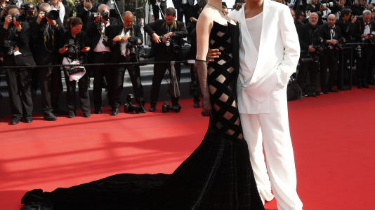 Olivier Rousteing y Cara Delevingne