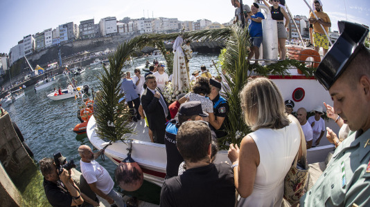 Procesión marítima de Malpica @Raúl López (27)