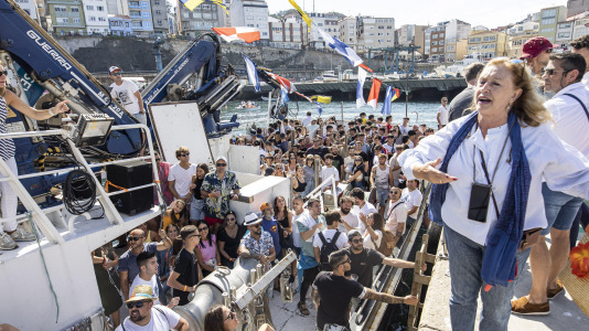 Procesión marítima de Malpica @Raúl López