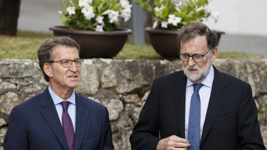 IV Edición del Foro La Toja 2022 Alberto Núñez Feijóo y Mariano Rajoy