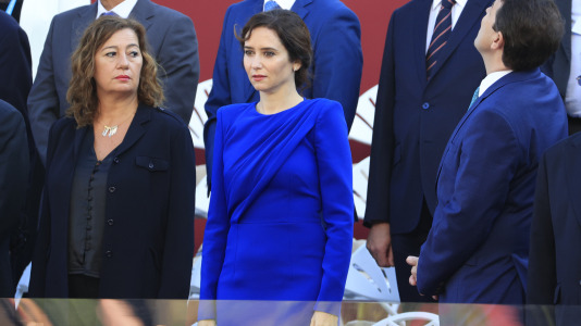 Isabel Díaz Ayuso en el Desfile del Día Naciona.