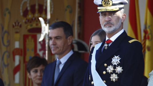 PedroSnchezyFelipeVIenelDesfiledelDaNacional
