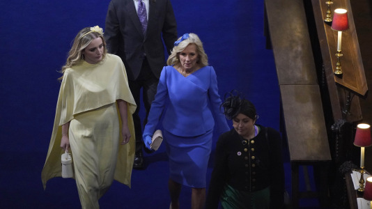 Jill Biden y su nieta Finnegan @Andrew Matthews