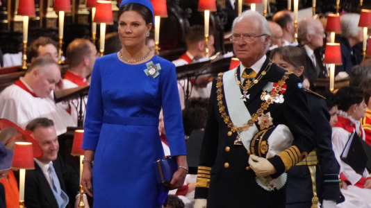 El rey Carlos Gustavo de Suecia y su hija Victoria @ Victoria Jones