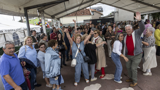 Ambiente en las fiestas de Santa Eufemia de Bertoa