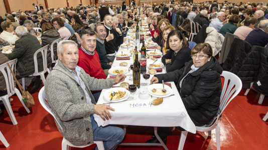 Comida de la asociación de pensionistas y jubilados de Sofán