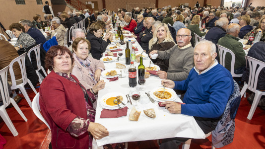 Comida de la asociación de pensionistas y jubilados de Sofán