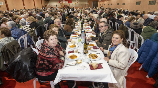 Comida de la asociación de pensionistas y jubilados de Sofán