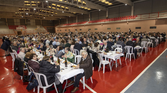 Comida de la asociación de pensionistas y jubilados de Sofán
