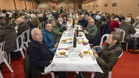Comida de la asociación de pensionistas y jubilados de Sofán