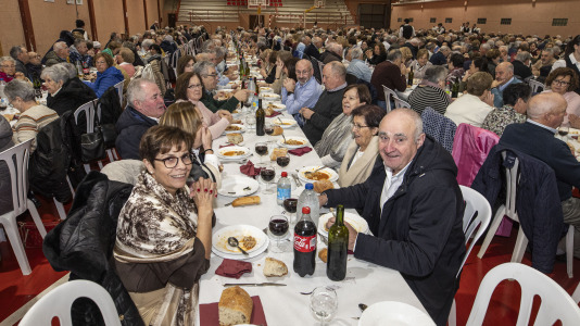 Comida de la asociación de pensionistas y jubilados de Sofán
