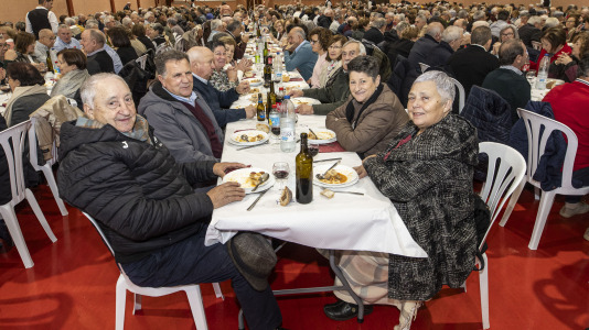 Comida de la asociación de pensionistas y jubilados de Sofán
