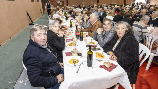 Comida de la asociación de pensionistas y jubilados de Sofán