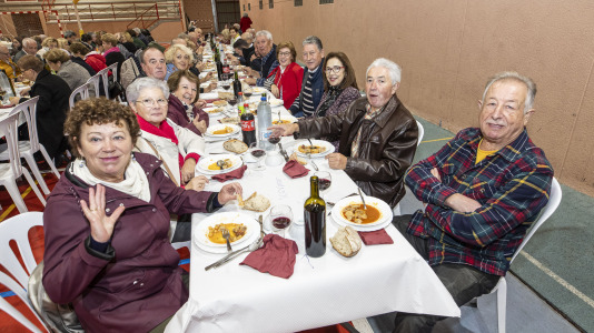 Comida de la asociación de pensionistas y jubilados de Sofán