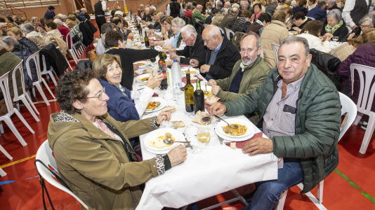 Comida de la asociación de pensionistas y jubilados de Sofán