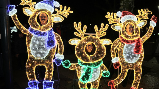 Encendido navideño en Carballo
