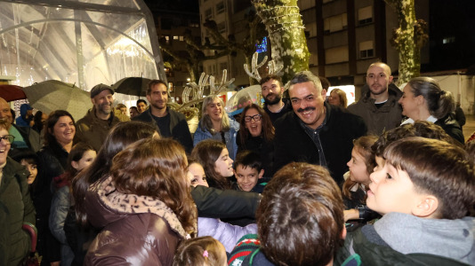 Encendido navideño en Carballo