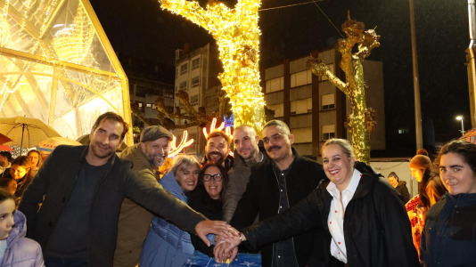 Encendido navideño en Carballo