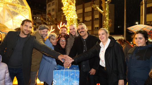 Encendido navideño en Carballo