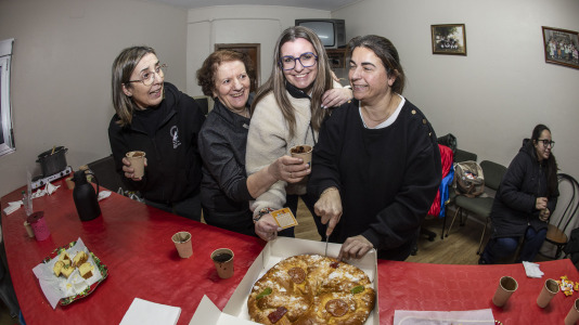 Reyes Magos en local de vecinos de Bértoa