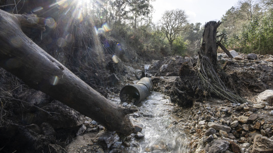 Rotura balsa Monte Neme