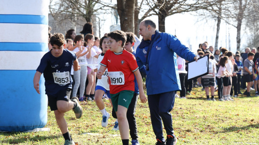 Fase zona en Carballo del cros escolar