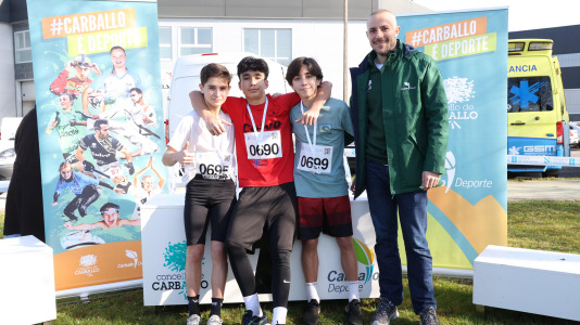 Fase zona en Carballo del cros escolar