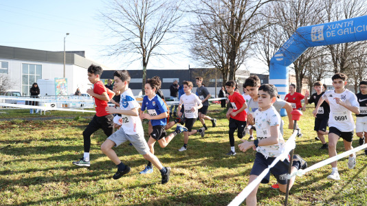 Fase zona en Carballo del cros escolar