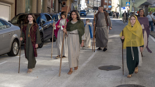 La devoción y la fe llenaron Fisterra este Viernes Santo, con los actos centrales de la Semana Santa en el municipio